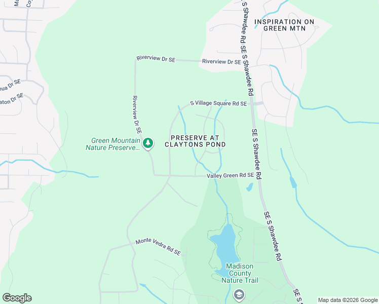 map of restaurants, bars, coffee shops, grocery stores, and more near 16 Autumn Glory Lane Southeast in Huntsville
