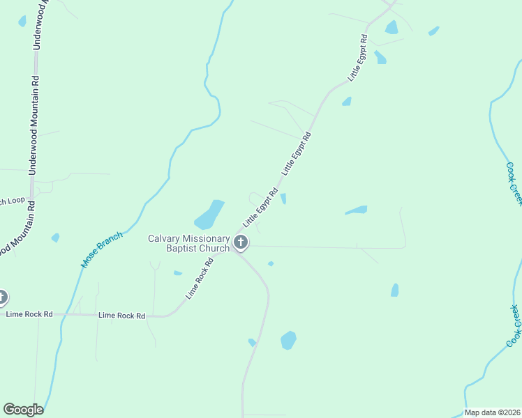 map of restaurants, bars, coffee shops, grocery stores, and more near 592 Little Egypt Road in Tuscumbia