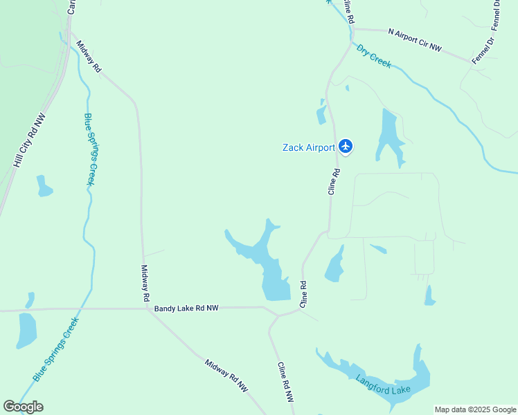 map of restaurants, bars, coffee shops, grocery stores, and more near 702 Cline Road in Resaca