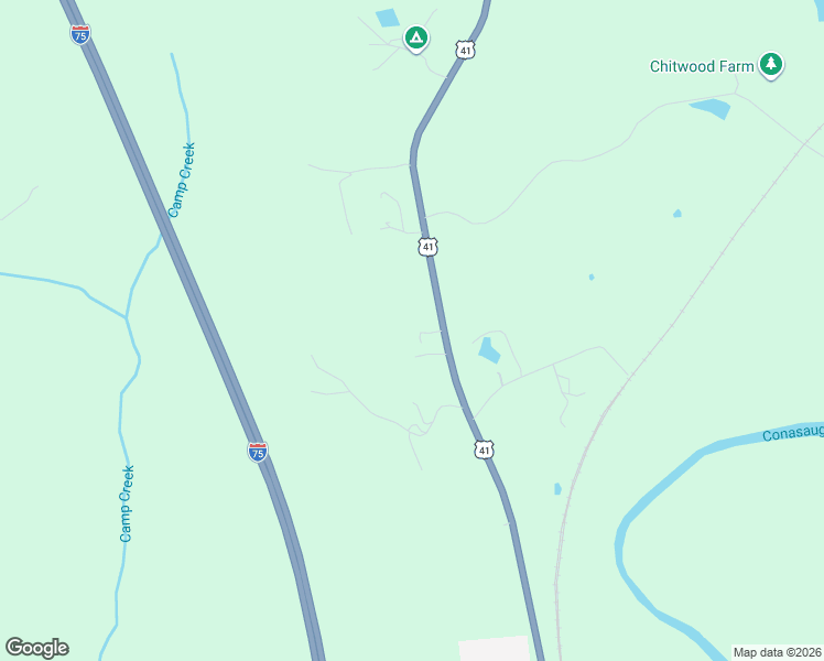 map of restaurants, bars, coffee shops, grocery stores, and more near 123 Fowler Road in Resaca