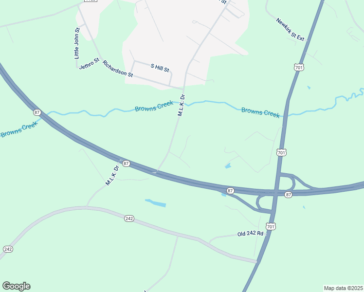 map of restaurants, bars, coffee shops, grocery stores, and more near 61 King Robinson Drive in Elizabethtown