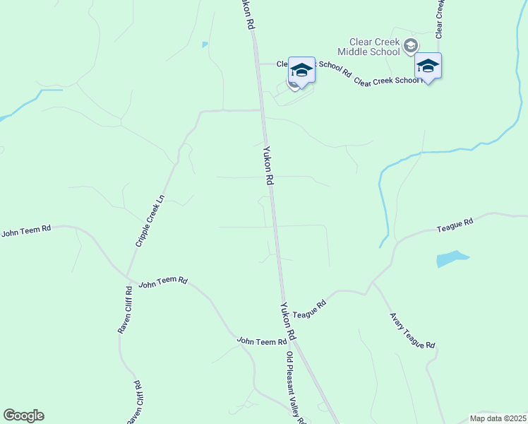 map of restaurants, bars, coffee shops, grocery stores, and more near Mountain Ridge Trail in Gilmer County