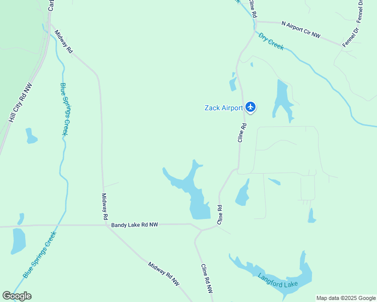 map of restaurants, bars, coffee shops, grocery stores, and more near 702 Cline Road in Resaca