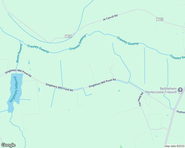 map of restaurants, bars, coffee shops, grocery stores, and more near Agnes C Singletary Drive in Bladen County