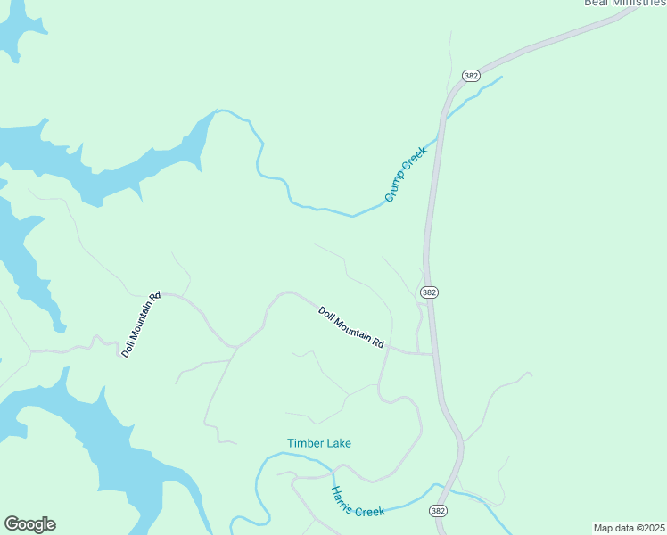 map of restaurants, bars, coffee shops, grocery stores, and more near 305 North Harris Creek Drive in Ellijay