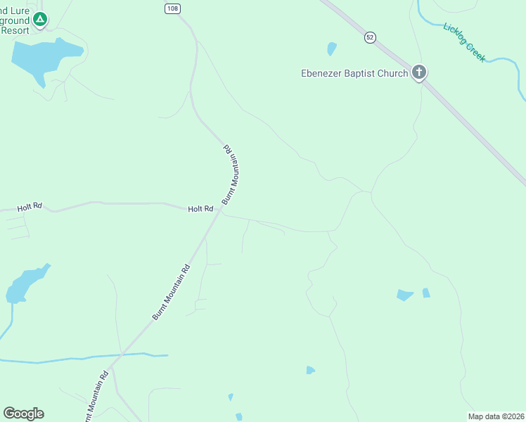map of restaurants, bars, coffee shops, grocery stores, and more near 498 Ebenezer Road in Ellijay