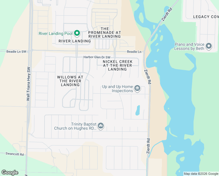 map of restaurants, bars, coffee shops, grocery stores, and more near 250 Caudle Drive in Madison