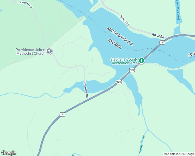 map of restaurants, bars, coffee shops, grocery stores, and more near 154 Travelers Point in Toccoa