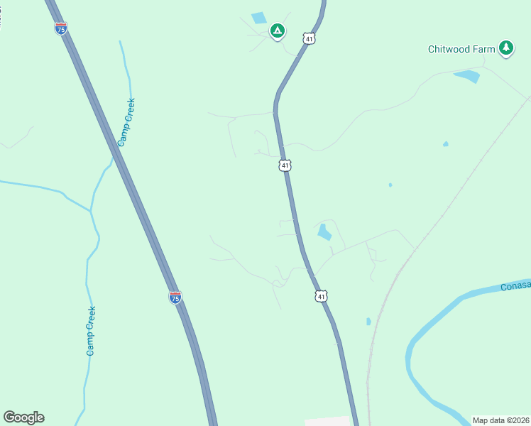 map of restaurants, bars, coffee shops, grocery stores, and more near 123 Fowler Road in Resaca