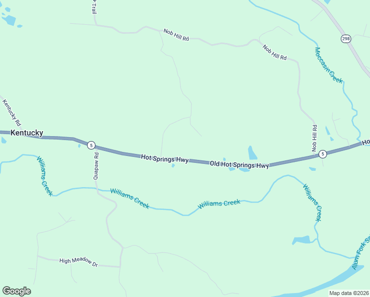 map of restaurants, bars, coffee shops, grocery stores, and more near 5812 Arkansas 5 in Benton