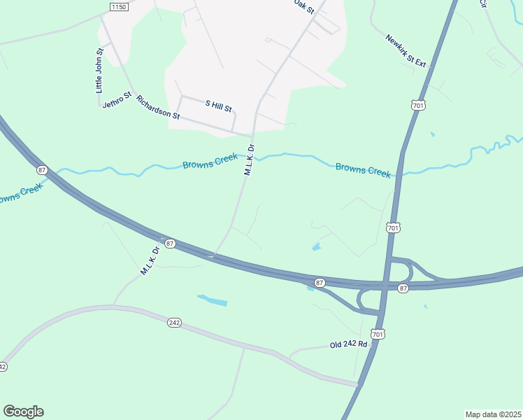 map of restaurants, bars, coffee shops, grocery stores, and more near 94 King Robinson Drive in Elizabethtown