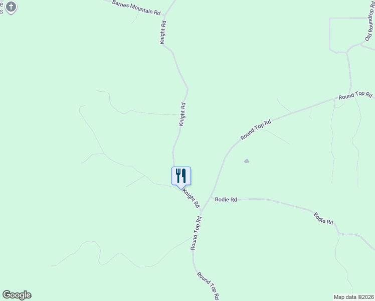 map of restaurants, bars, coffee shops, grocery stores, and more near 2751 Knight Road in Ellijay