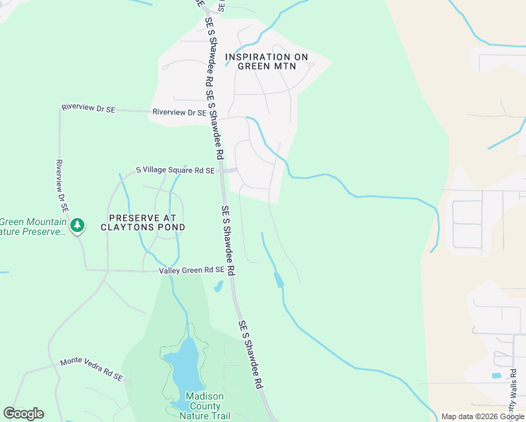 map of restaurants, bars, coffee shops, grocery stores, and more near 26 Scenic Drive SE in Huntsville