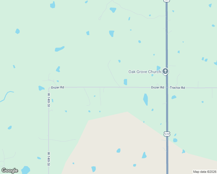 map of restaurants, bars, coffee shops, grocery stores, and more near Dozer Road in Sulphur