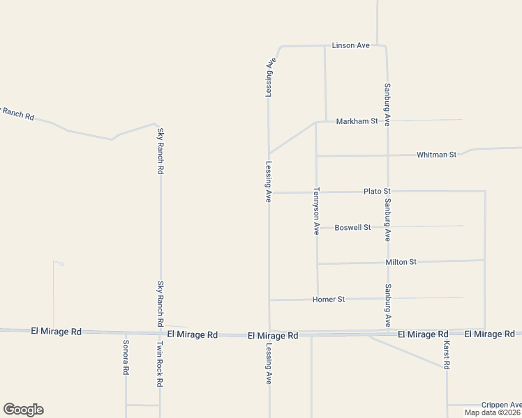 map of restaurants, bars, coffee shops, grocery stores, and more near 19675 Lessing Avenue in Adelanto