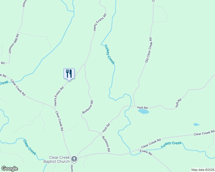 map of restaurants, bars, coffee shops, grocery stores, and more near 530 Burleson Road in Ellijay