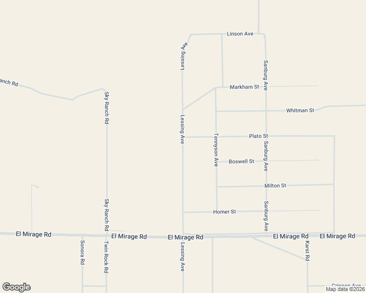 map of restaurants, bars, coffee shops, grocery stores, and more near 19675 Lessing Avenue in Adelanto