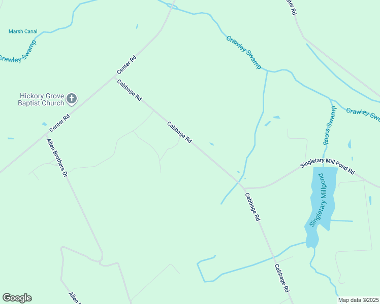 map of restaurants, bars, coffee shops, grocery stores, and more near 3003 Cabbage Road in Bladenboro