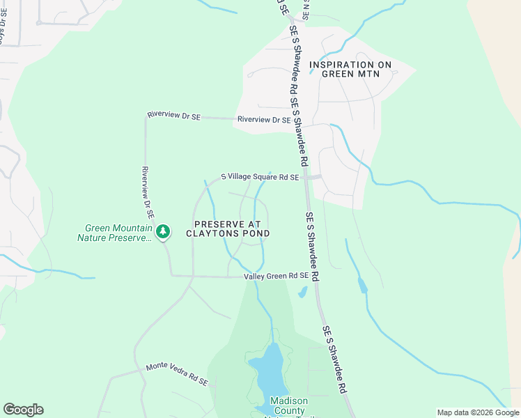 map of restaurants, bars, coffee shops, grocery stores, and more near 9 Winter Walk Way Southeast in Huntsville
