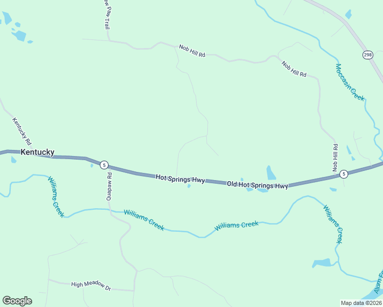 map of restaurants, bars, coffee shops, grocery stores, and more near 5812 Arkansas 5 in Benton