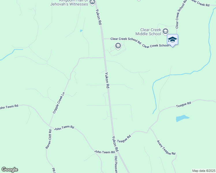 map of restaurants, bars, coffee shops, grocery stores, and more near Mountain Ridge Trail in Ellijay