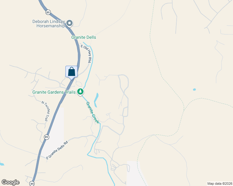 map of restaurants, bars, coffee shops, grocery stores, and more near 4600 Hilltop Circle in Prescott