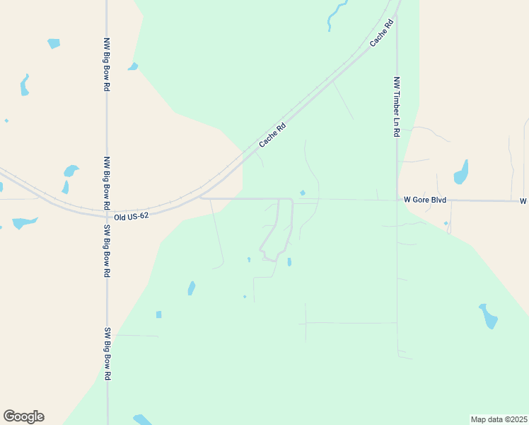 map of restaurants, bars, coffee shops, grocery stores, and more near 77 Southwest Oak Drive in Indiahoma