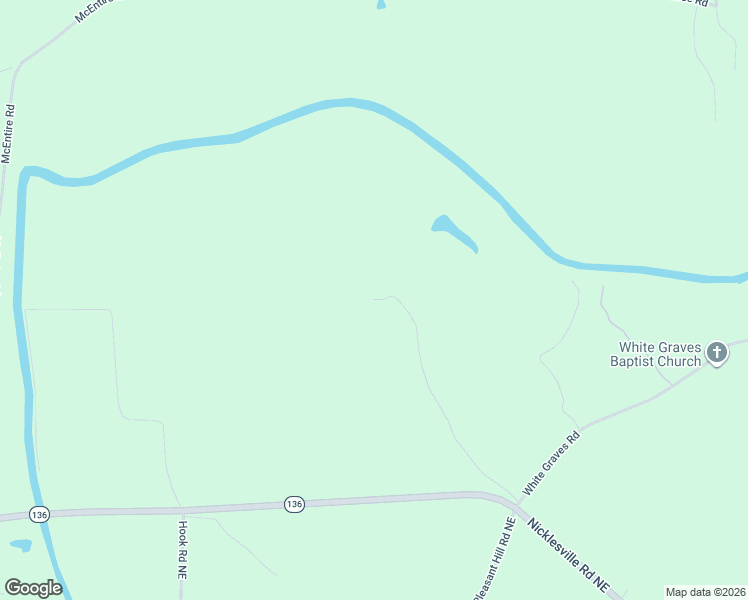 map of restaurants, bars, coffee shops, grocery stores, and more near 498 Poarch Farm Road Northeast in Ranger