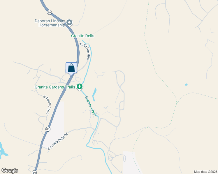 map of restaurants, bars, coffee shops, grocery stores, and more near 2871 Scenic Circle in Prescott