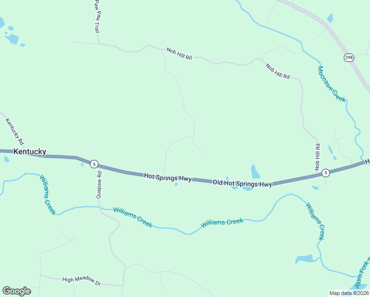 map of restaurants, bars, coffee shops, grocery stores, and more near 5812 Arkansas 5 in Benton