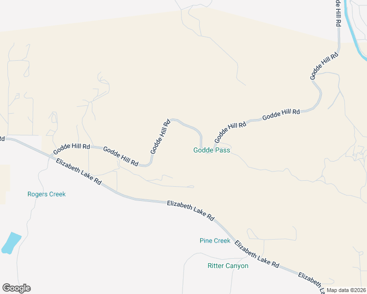map of restaurants, bars, coffee shops, grocery stores, and more near 6502 Godde Hill Road in Leona Valley