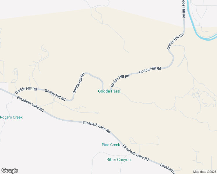 map of restaurants, bars, coffee shops, grocery stores, and more near 6502 Godde Hill Road in Leona Valley