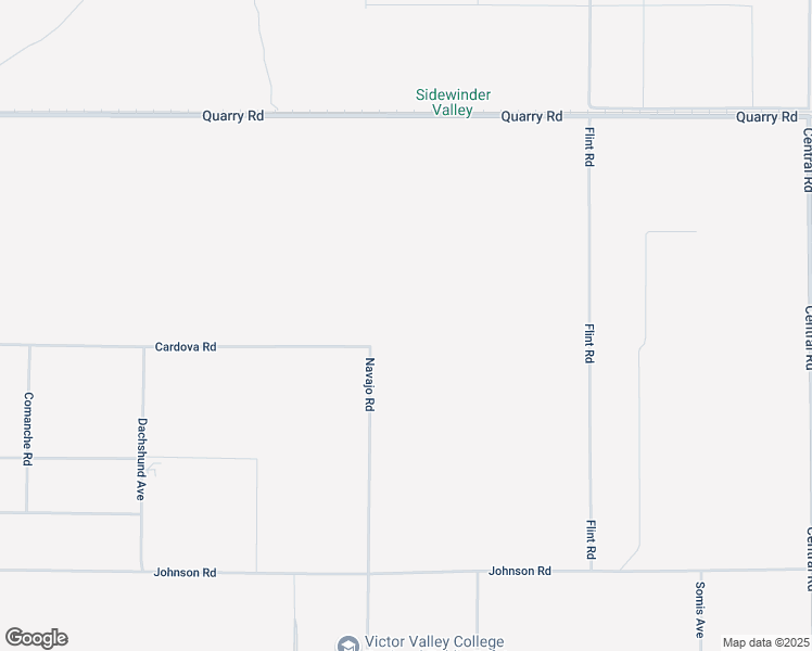 map of restaurants, bars, coffee shops, grocery stores, and more near Navajo Road in Apple Valley