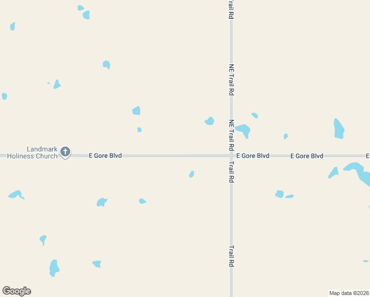 map of restaurants, bars, coffee shops, grocery stores, and more near 10104 East Gore Boulevard in Lawton