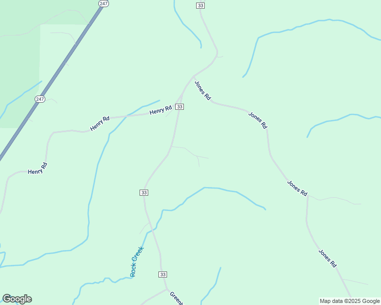 map of restaurants, bars, coffee shops, grocery stores, and more near Rock Creek Road in Tuscumbia