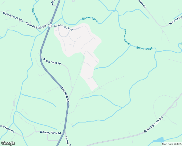 map of restaurants, bars, coffee shops, grocery stores, and more near 419 Calm Oak Drive in Seneca