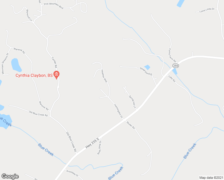 map of restaurants, bars, coffee shops, grocery stores, and more near 84 Heather Way in Cleveland