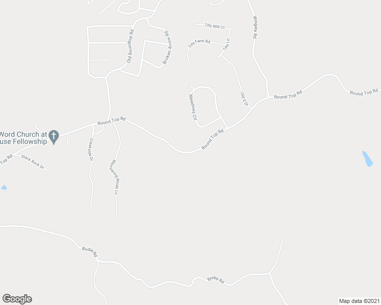 map of restaurants, bars, coffee shops, grocery stores, and more near Round Top Road in Ellijay