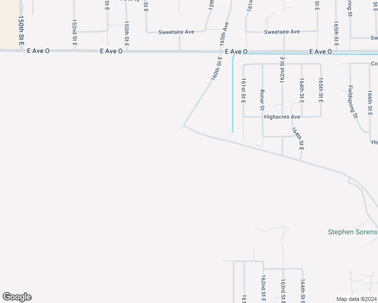map of restaurants, bars, coffee shops, grocery stores, and more near Rancho Vista Boulevard in Palmdale