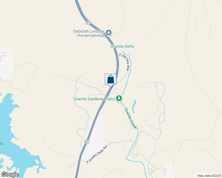 map of restaurants, bars, coffee shops, grocery stores, and more near 4075 State Highway 89 in Prescott