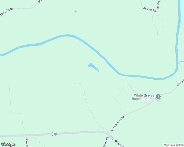 map of restaurants, bars, coffee shops, grocery stores, and more near 413 Poarch Farm Road Northeast in Ranger