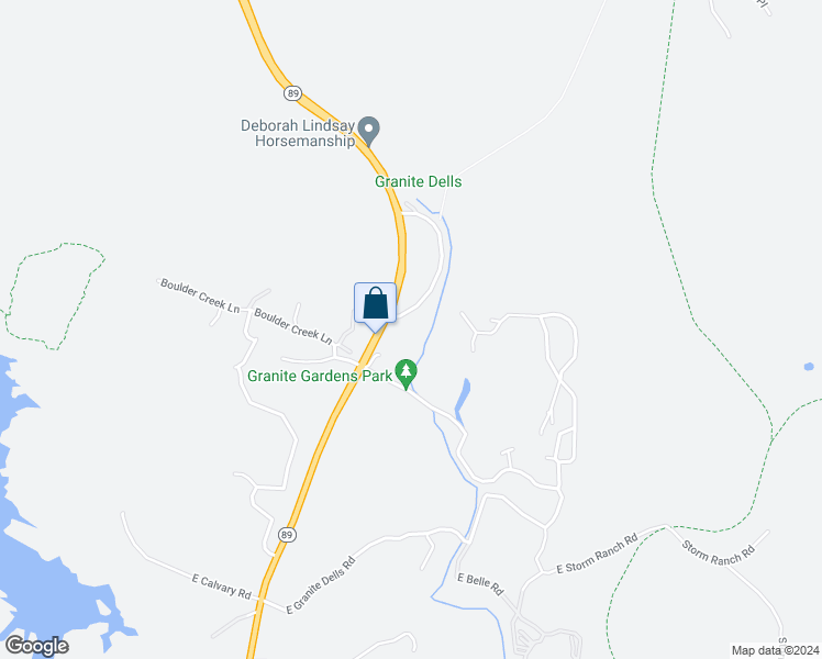 map of restaurants, bars, coffee shops, grocery stores, and more near 3945 North State Route in Prescott
