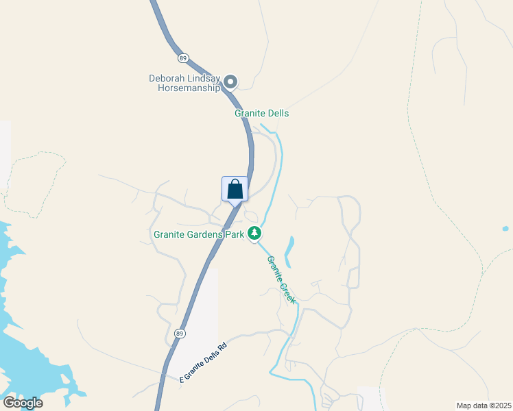 map of restaurants, bars, coffee shops, grocery stores, and more near 3945 State Highway 89 in Prescott