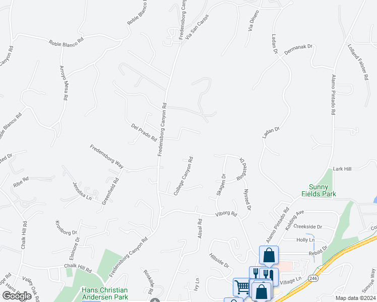 map of restaurants, bars, coffee shops, grocery stores, and more near 991 College Canyon Road in Solvang