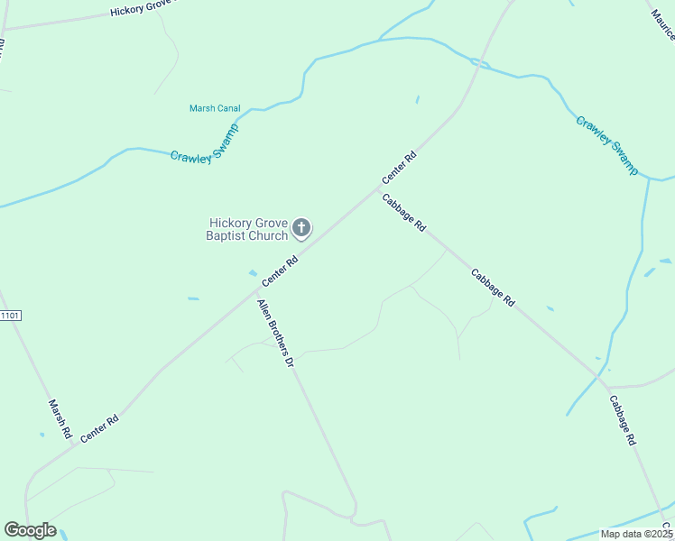 map of restaurants, bars, coffee shops, grocery stores, and more near Center Road in Elizabethtown