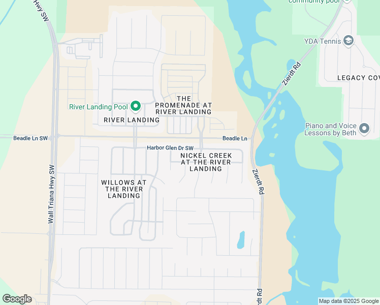 map of restaurants, bars, coffee shops, grocery stores, and more near 202 Harbor Glen Drive Southwest in Madison