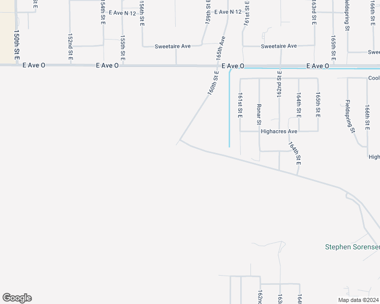 map of restaurants, bars, coffee shops, grocery stores, and more near Rancho Vista Boulevard in Palmdale