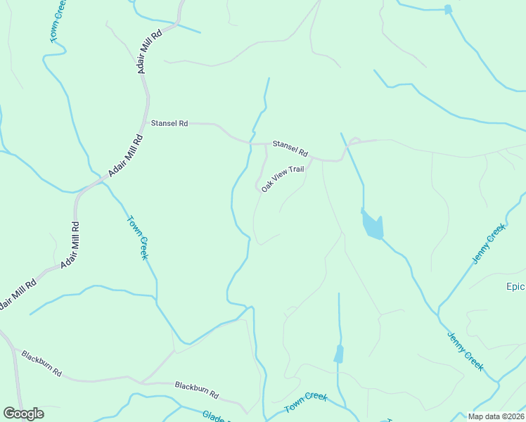 map of restaurants, bars, coffee shops, grocery stores, and more near 237 Oak View Trail in Cleveland