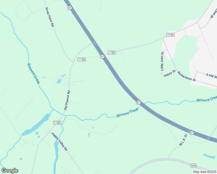 map of restaurants, bars, coffee shops, grocery stores, and more near Peanut Plant Road in Elizabethtown