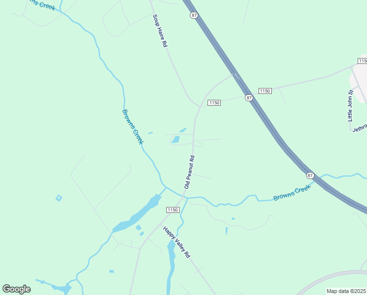 map of restaurants, bars, coffee shops, grocery stores, and more near 2384 Peanut Plant Road in Elizabethtown